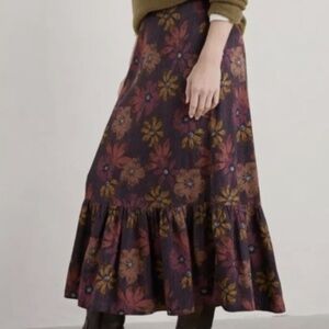 SEASALT Cornwall (UK) Wildflower Skirt in Floral Loom - US 20 / UK 24 - NWT